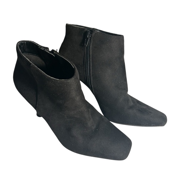 Mix 6 Lexey Square Toe Spike Heeled Booties Womens Sz 6 - Picture 10 of 12